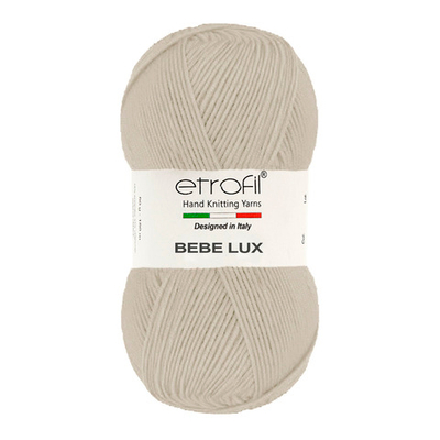 Пряжа Etrofil (Этрофил) Baby Lux / уп.5 мот. по 100 г, 250м, 70725 бежевый