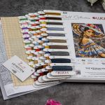 Набор для вышивания нитками Luca-S G706, гобелен Мексиканский фестиваль, 19х25см