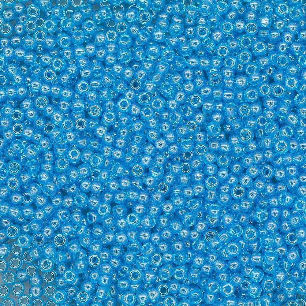 Бисер Preciosa прозрачный с жемчужным покрытием, 10/0 (66010), круг. отв., 500 г