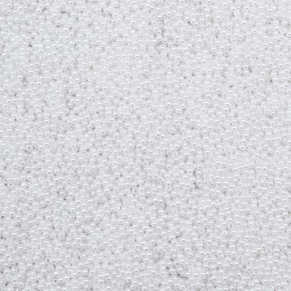 Бусины пластик ⌀3 мм, 500 г, 001 NL белый, 7708331