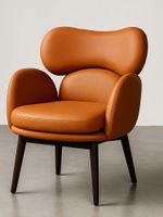 Экокожа 380 г/м², 140 см / 2 метра, 100% PVC, KN.10, оранжевый