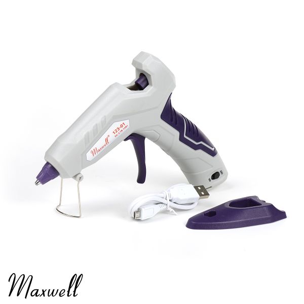 Клеевой пистолет аккумуляторный ⌀7,2мм, 15W Maxwell Premium