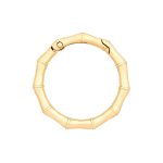 Карабин металл кольцо ⌀38 мм, декоративный, золото, MB_2231, 6 шт