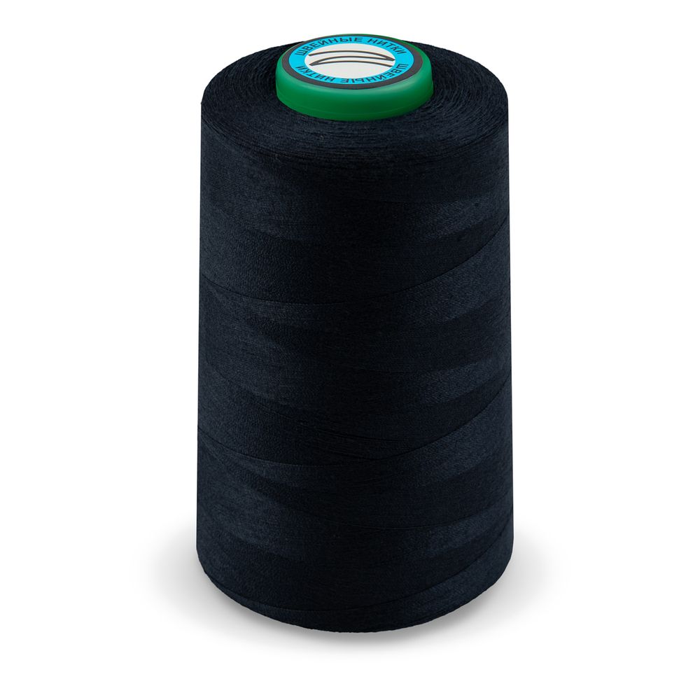 Нитки универсальные Nitka 40/2, 4570 м (5000 ярд) / 1 кат., 323 т.т.синий