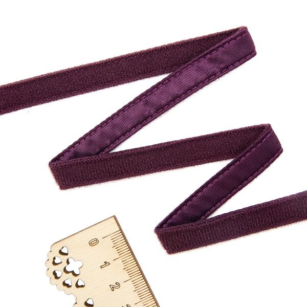 Лента тоннельная (чехол для косточек) 12.0 мм / 20 метров, Arta, 076 сливовое вино