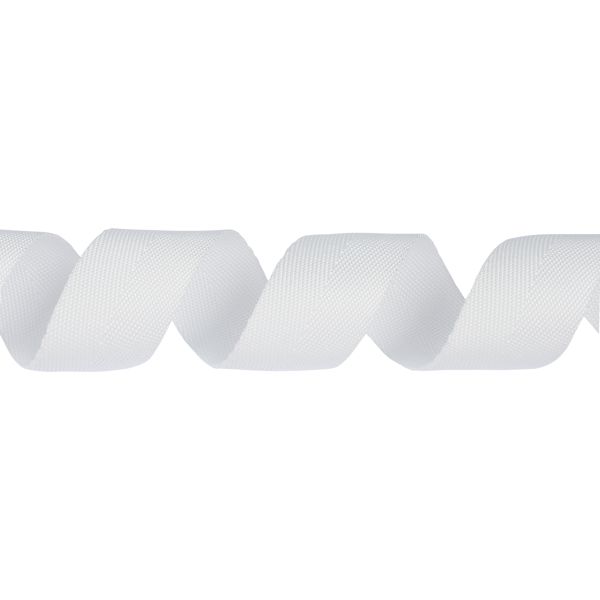 Стропа (ременная лента) 35 мм / 25 метров, толщ. 1.13 мм, [14.4 г/пог.м], 100% п/а, рис. 9358, белый, Gamma С3765Г17
