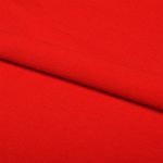 Кулирка гладкокрашеная, 145 г/м², 100% хлопок, 100+100 см, в нарезке, цв. красный, 6м /TOS/