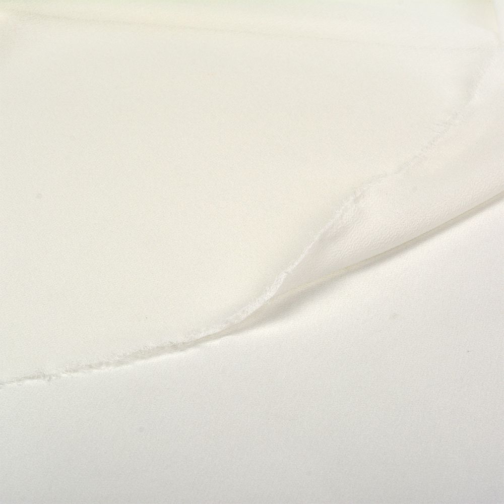 Креп-шифон 105 г/м², шир.150 см, цв.09 молочный, 35м /TOS/