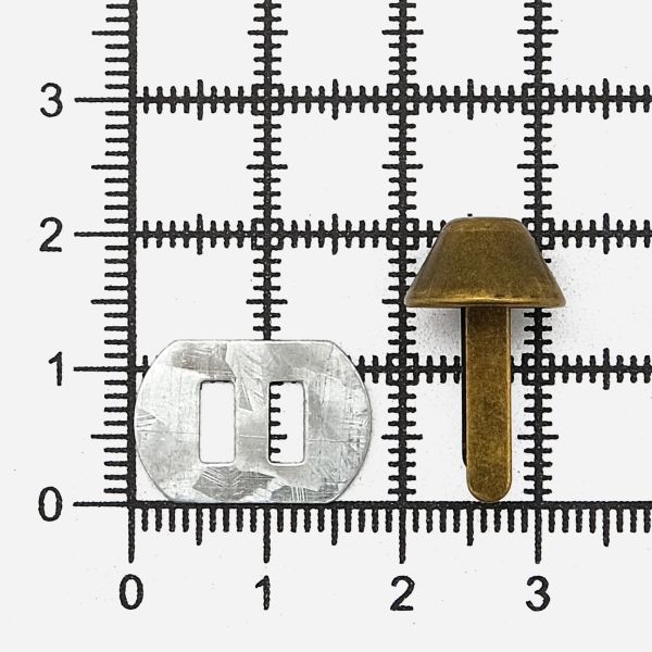 Пукля 1.2х1.2х0.6 см (антик), К3130Д, 50 шт