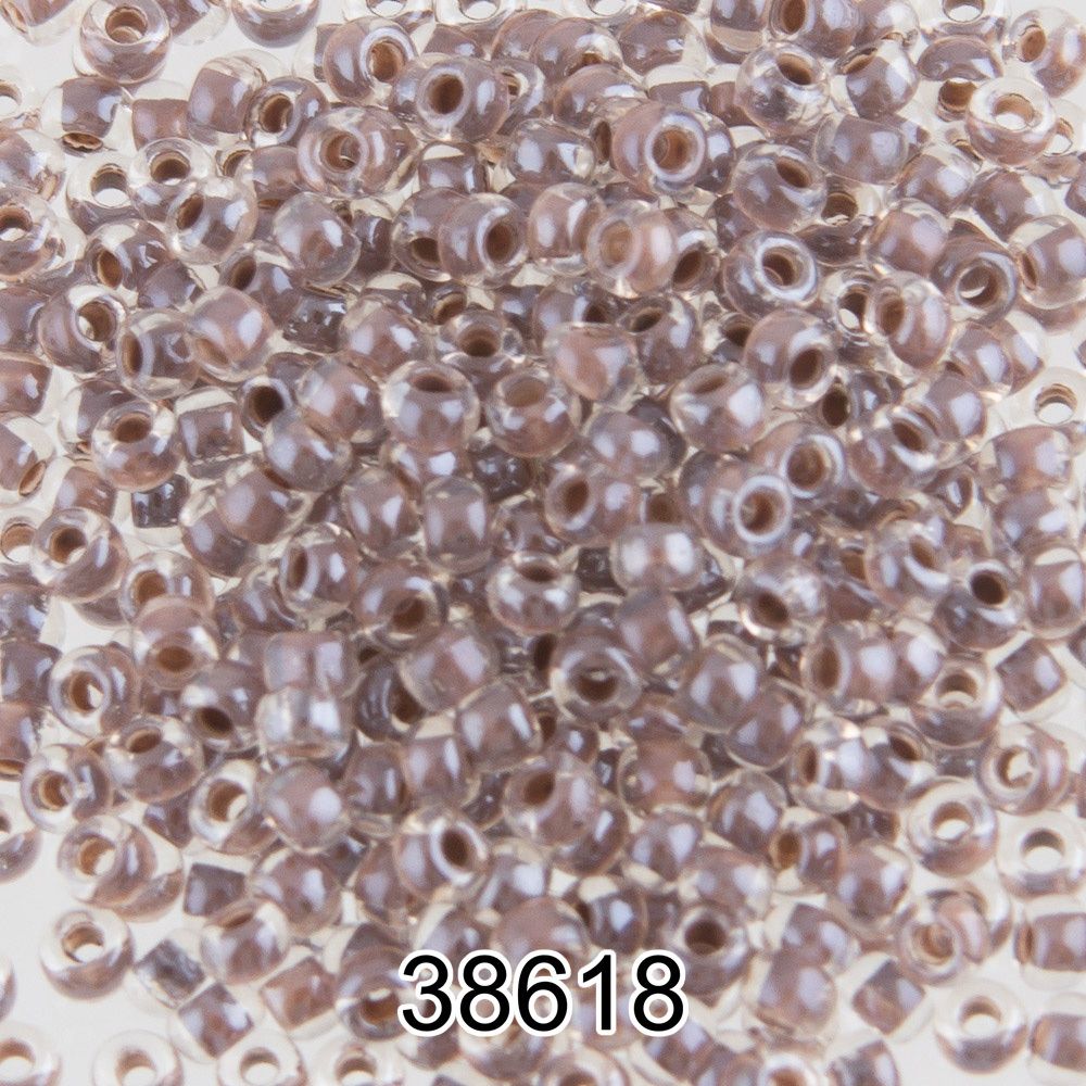Бисер Preciosa круглый 10/0, 2.3 мм, 500 г, 38618 (Ф421) т.кремовый