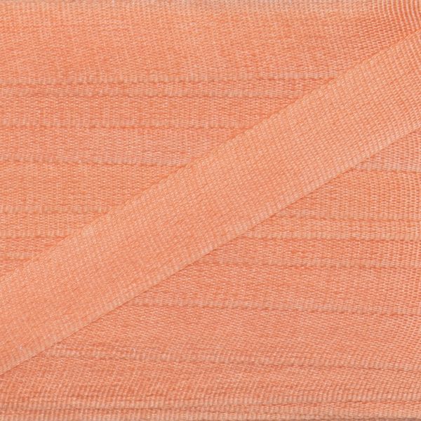 Лента (тесьма) шелковая 7.0 мм / 45.5±0.5 метров, №056 бл. оранжевый, Gamma SR-7