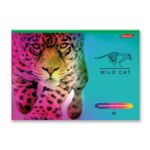 Альбом для рисования 100 г/м², A4 29х20.5 см, 48 л. на скобе, 5 шт, 000268 Большие кошки, Светоч 48АЛСК4_1_3_9