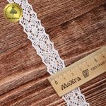 Кружево вязаное (тесьма) 20 мм / 182.8м, 6375 цв.02 белый, Kruzhevo