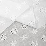 Ткань шитьё (прошва) 100 г/м², 150 см / 15 метров, TBY.Emb.1 белый