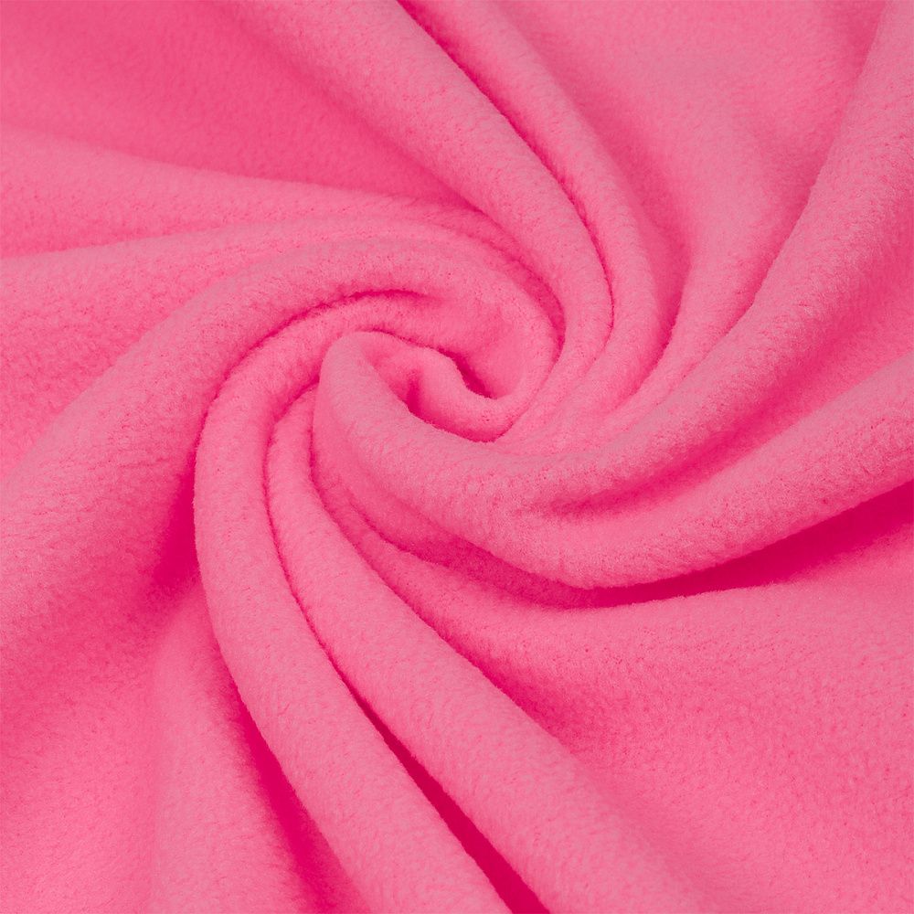 Флис 2-сторонний 190 г/м², 150 см / 10 метров, TBY-0059-933 цв.933 яр.розовый