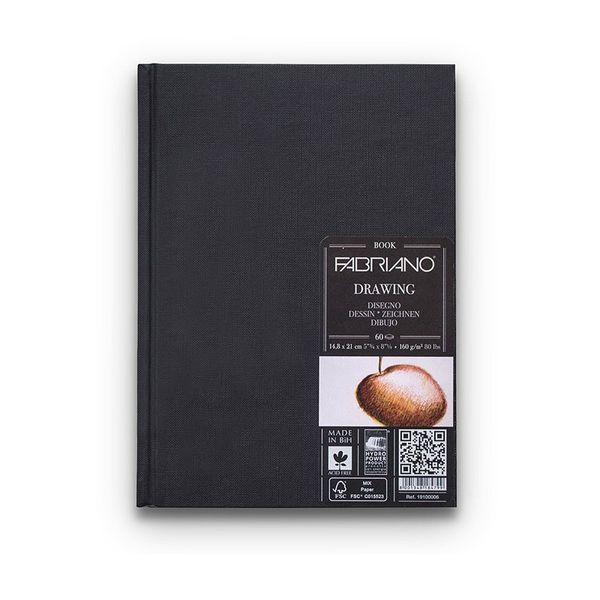 Альбом Drawing Book 160 г/м², 14.8х21 см, твердый переплет, Fabriano 19100006