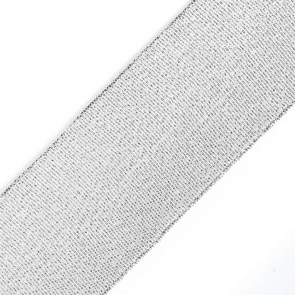 Лента металлизированная 50.0 мм / 22.85±1 метра, цв. серебро, Magic4Hobby, упак. 2 шт