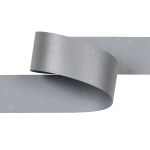 Лента светоотражающая (катафотная) [cpl:420], 25 мм / 50 метров, 100% п/э, серебро, Gamma JF9200