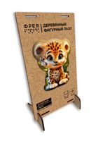 Пазл фигурный деревянный Добрый Лео 161 элементов, Фрея PZLF-012