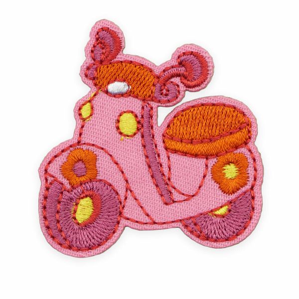 Термоаппликация Розовый скутер, 5,4х5,4см, Hobby&Pro