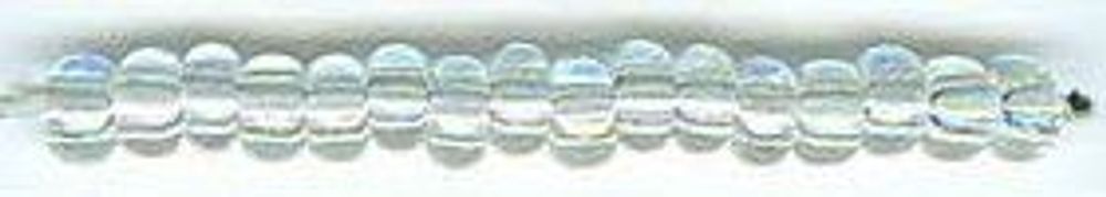 Бисер Preciosa прозрачный с радужным покрытием 10/0 (2.3 мм), 1х50г, цв. 58205