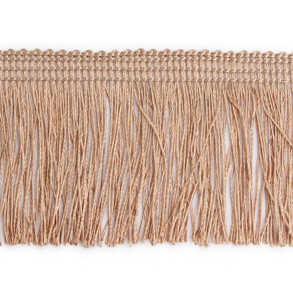 Бахрома отделочная 63.0 мм / 25 метров, 189 беж/золотой/A673 св.песочный