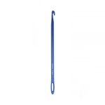 Крючок для вязания для нукинга металл ⌀6.0 мм, 16.5 см, в чехле синий, Gamma HY