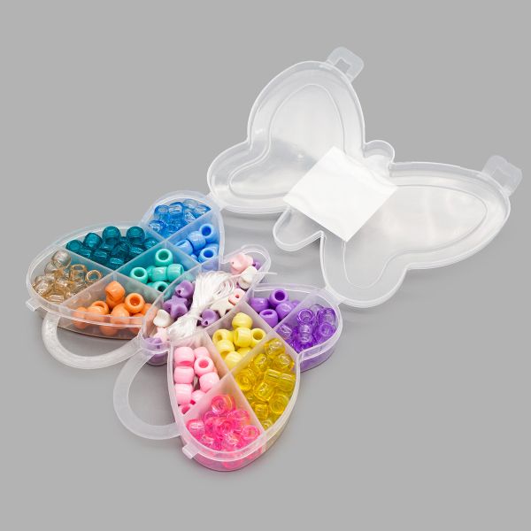 Набор бусин с эластичным шнуром Бабочка, Astra&Craft, 5024151