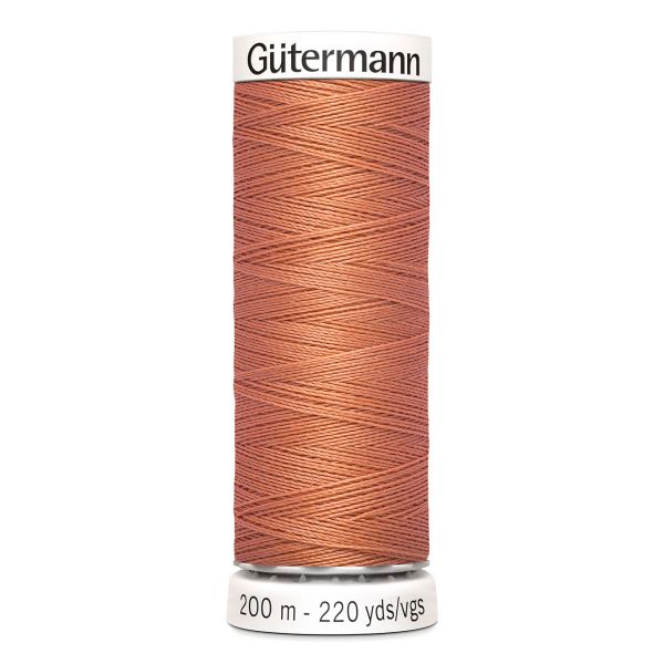Нитки универсальные Gutermann Sew-all, 200м, 377 карамельно-абрикосовый, 5 катушек