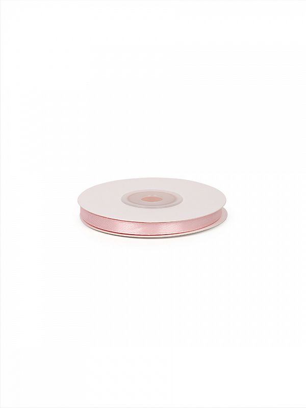 Лента атласная 1-сторонняя 6.0 мм / 22.5±1 метра, 3055 бл.розовый, Magic4Hobby