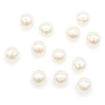 Бусины пластик (жемчуг) ⌀16 мм, 25 г, Astra&Craft, 001 NL белый