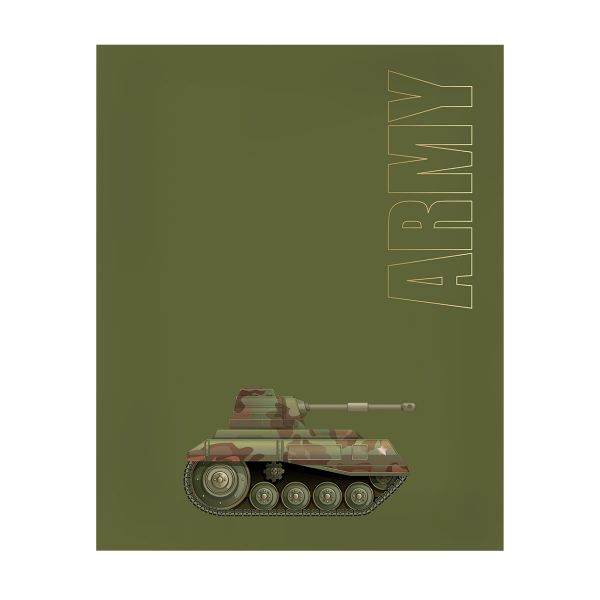 Тетрадь Милитари A5 96 л. на спирали 60 г/м², 6 шт, клетка, SVT 960921 03, Светоч