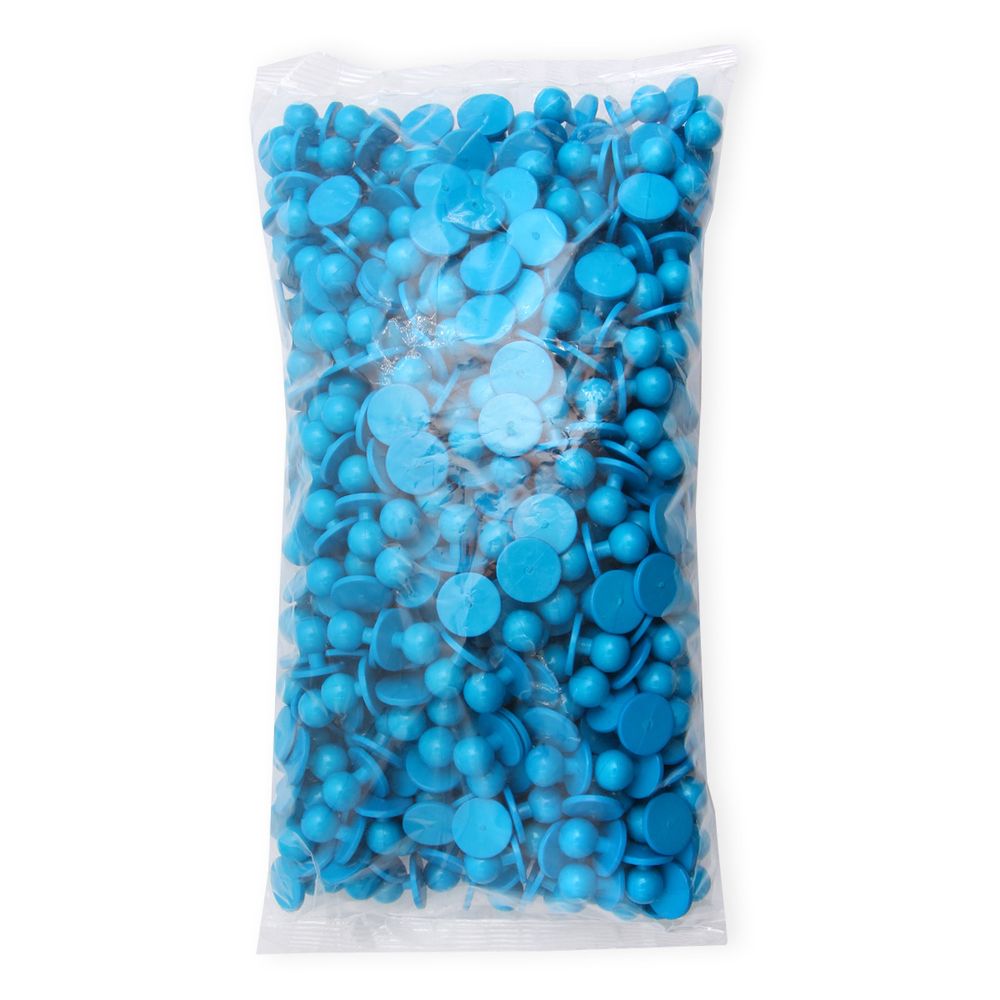 Пукля поварская, цветная, 10 мм (156-62 бирюзовый) П-10, 500 шт