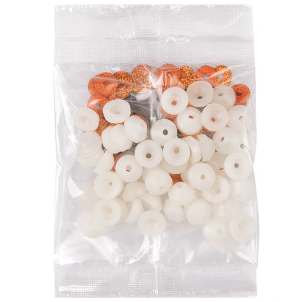 Глаза пластиковые с блестящей вставкой ⌀11 мм, 50 шт, золото, HobbyBe PGSB-11F