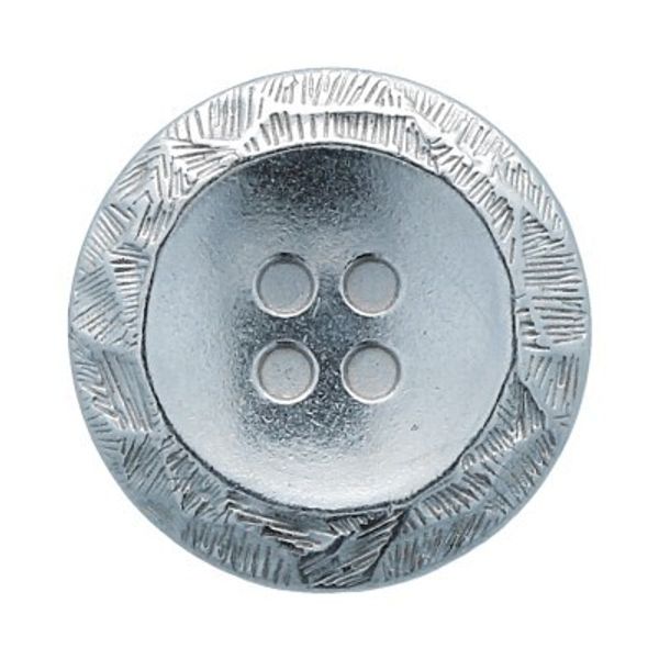 Пуговицы на ножке металл 18 мм, 24 шт, 04 никель, Gamma MB 0178