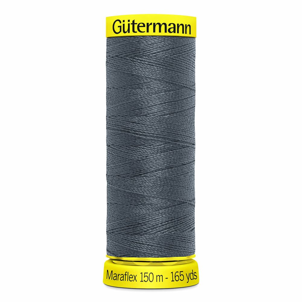 Нитки для трикотажа Gutermann Maraflex, 150м, 093 аспидно-серый, 5 катушек
