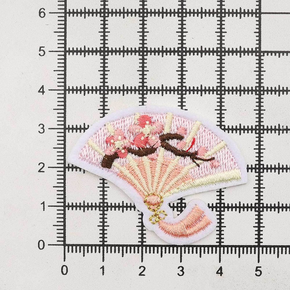 Термоаппликация Веер, 3.5х4.5cm, Hobby&Pro