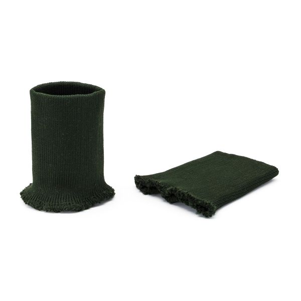 Манжеты трикотажные 8.0х9.5 см, 1 пара, средней плотности 14 кл, 1х1, средней плотности, 8114 т.хаки