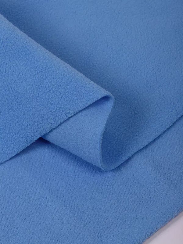 Флис 2-сторонний 190 г/м², 150 см / 10 метров, N-TBY-0059-331, цв.F331 тем.голубой