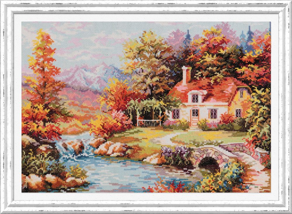 Набор для вышивания нитками Чудесная игла, Наш уголок, 40х28 см