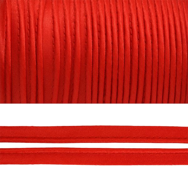 Кант атласный 11 мм / 65.8 метров, F162 красный