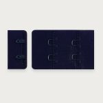 Застежки для бюстгальтера текстильные 2х2, 28 мм, 25 шт, 061 т.синий, Arta