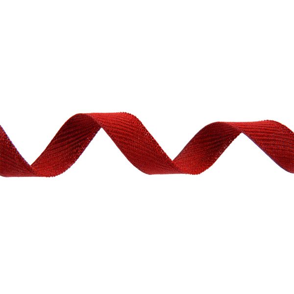 Лента для вешалок 8 мм / 25 метров, рис.5665, красный/red, Gamma, С 2642 (С1184, с3307)
