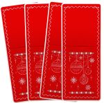Набор для вышивания нитками МП Студия (Жар-птица), Новогодние узоры. Набор для сервировки приборов, 26х11 см