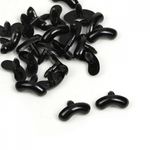 Брови полукруглые 20 мм, TBY.70081, цв.черный уп.50 шт