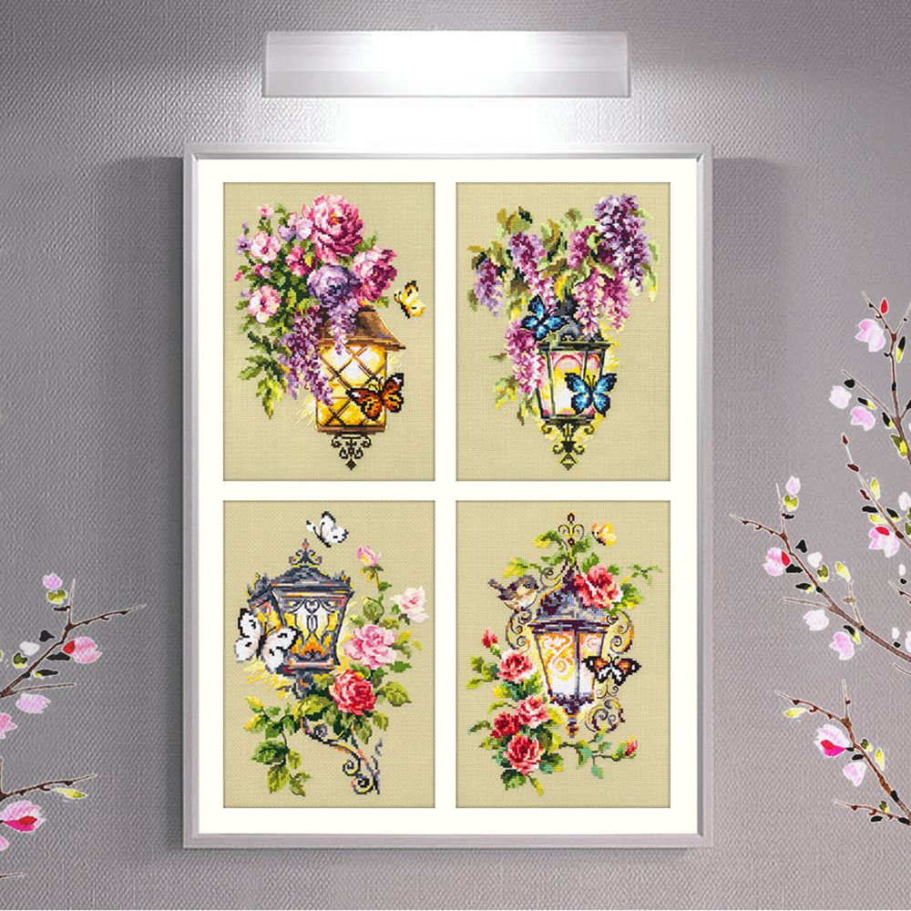 Набор для вышивания нитками Чудесная игла, Свет надежды 17х23 см