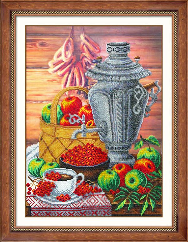 Набор для вышивания бисером Паутинка, Добро пожаловать! 28х38 см