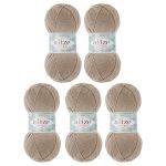 Пряжа Alize (Ализе) Happy Baby New / уп.5 мот. по 100 г, 320м, 256 бежевый
