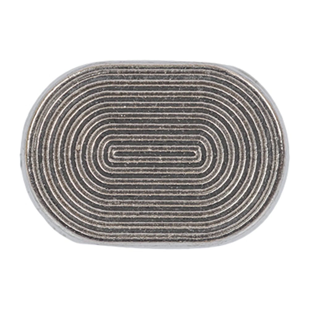 Пуговицы на ножке металл 11.5 мм, 24 шт, 04 никель, Gamma MB 0201