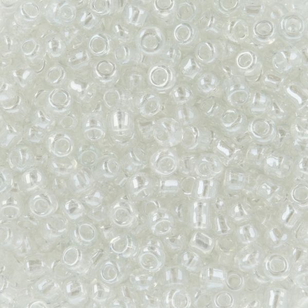 Бисер Zlatka 11/0 (2.1 мм), 100 г (10х10 г), №0101 прозрачный, GR